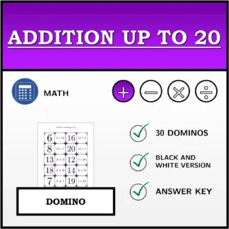 Domino: Addition up to 20