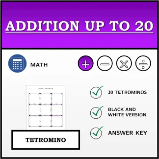 Tetromino: Addition up to 20