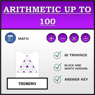 Trimino: Arithmetic up to 100