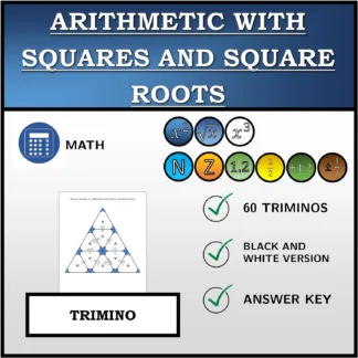 Trimino: Arithmetic with Squares and Square Roots