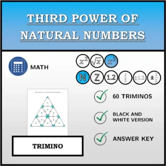 Trimino: Third Power Of Natural Numbers