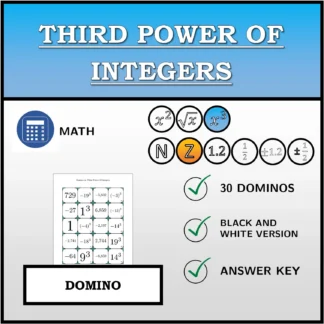 Domino: Third Power Of Integers