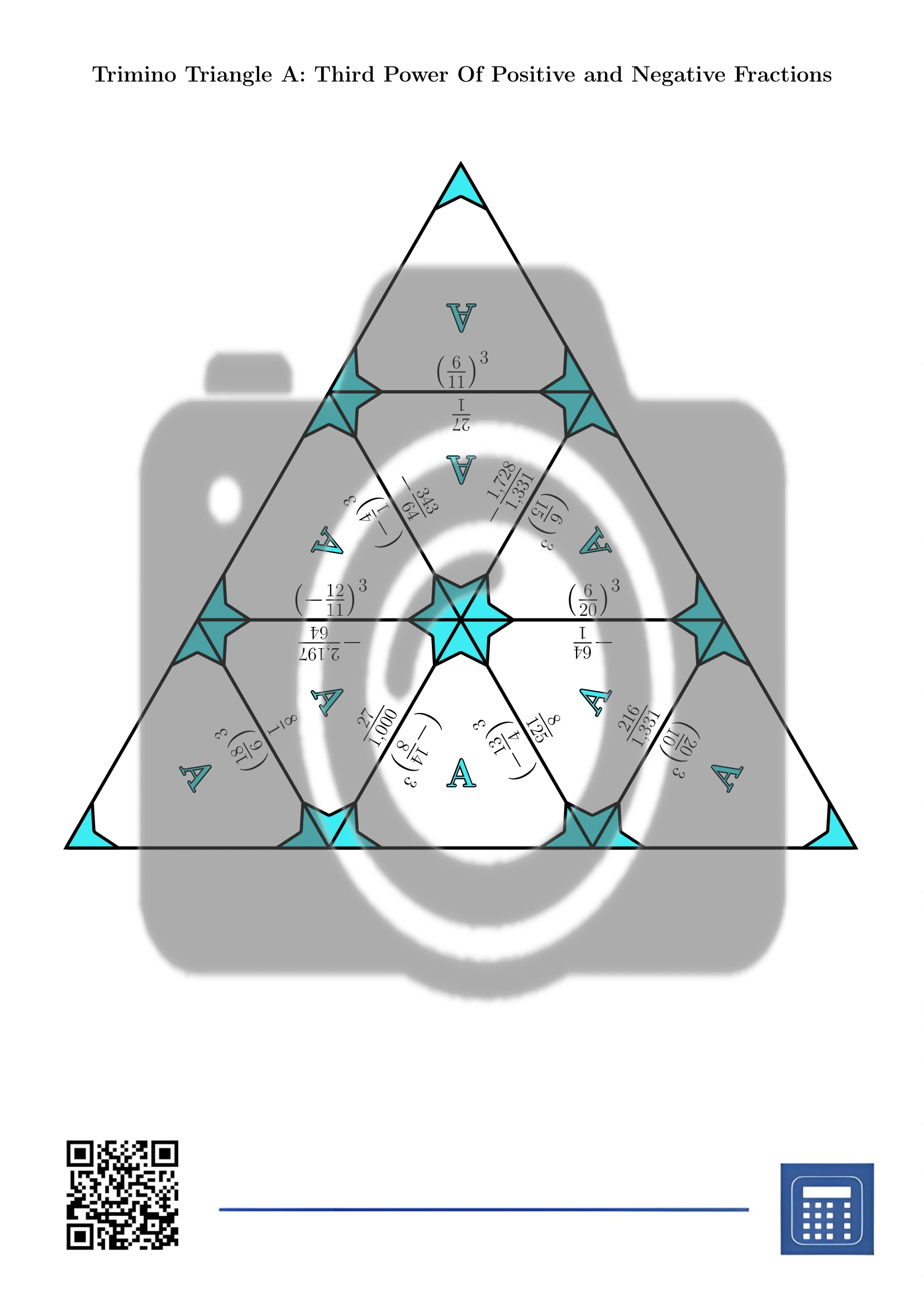 Trimino: Third Power Of Positive and Negative Fractions - Image 2
