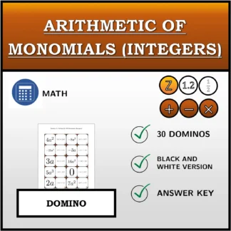 Domino: Arithmetic Of Monomials (Integers)