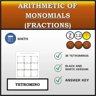 Tetromino: Arithmetic Of Monomials (Fractions)