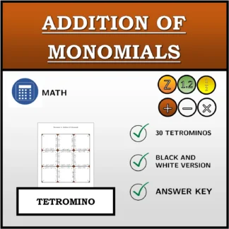 Tetromino: Addition Of Monomials