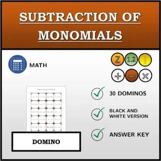 Domino: Subtraction Of Monomials