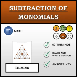 Trimino: Subtraction Of Monomials