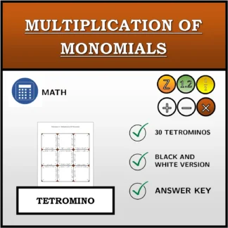 Tetromino: Multiplication Of Monomials