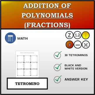 Tetromino: Addition Of Polynomials (Fractions)