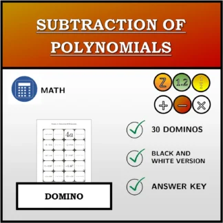 Domino: Subtraction Of Polynomials