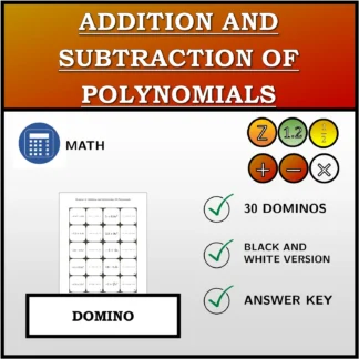 Domino: Addition and Subtraction Of Polynomials