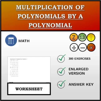 Worksheet: Multiplication Of Polynomials By A Polynomial