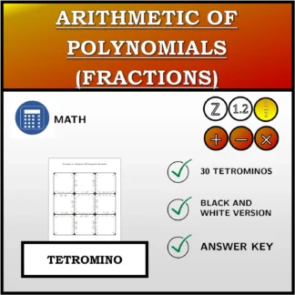 Tetromino: Arithmetic Of Polynomials (Fractions)