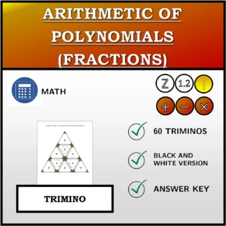 Trimino: Arithmetic Of Polynomials (Fractions)