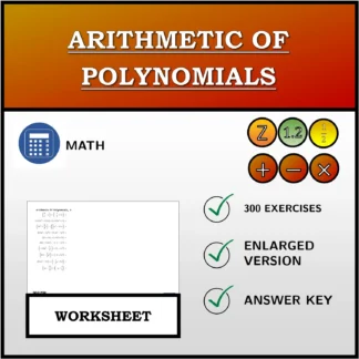 Worksheet: Arithmetic Of Polynomials