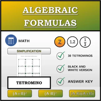 Tetromino: Algebraic Formulas, Simplifying (Integers)