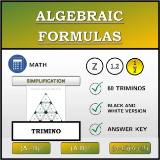 Trimino: Algebraic Formulas, Simplifying (Fractions)