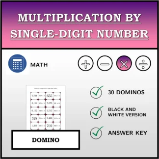 Domino: Multiplication by Single-Digit Number