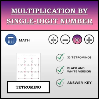 Tetromino: Multiplication by Single-Digit Number
