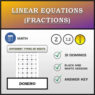Domino: Linear Equations (Fractions), Different Types Of Solutions