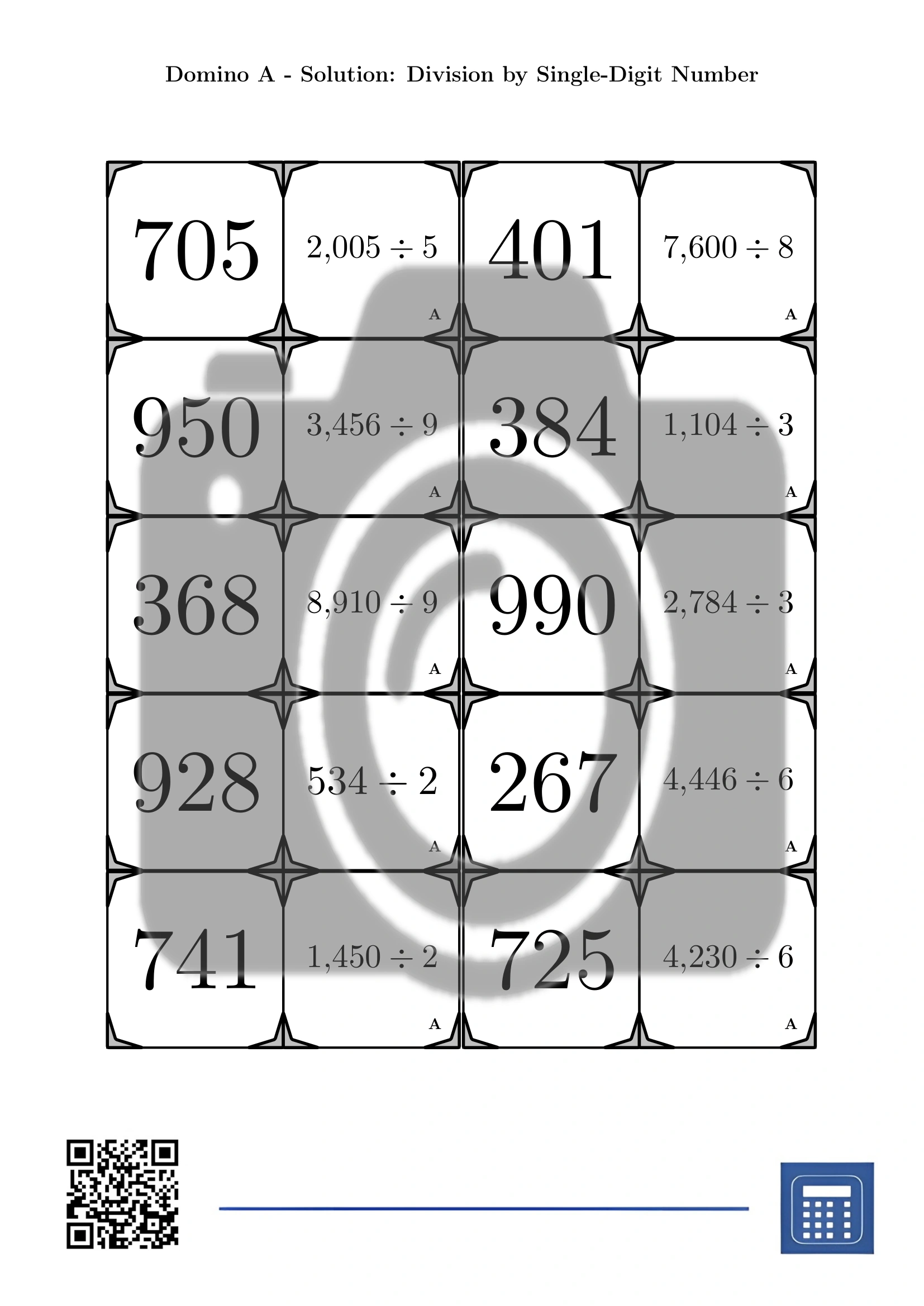 Domino: Division by Single-Digit Number - Image 4