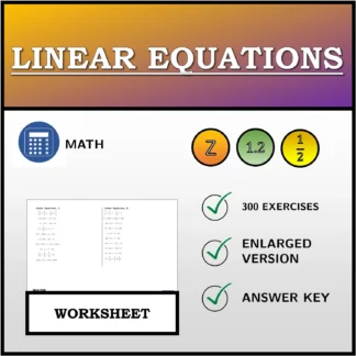 Worksheet: Linear Equations
