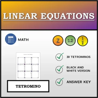 Tetromino: Linear Equations
