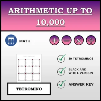 Tetromino: Arithmetic up to 10,000