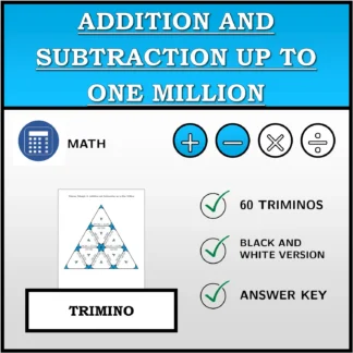 Trimino: Addition and Subtraction up to One Million