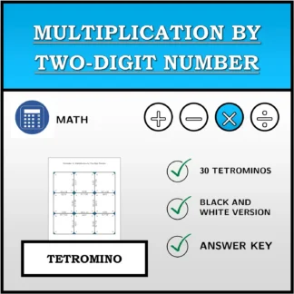 Tetromino: Multiplication by Two-Digit Number