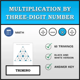 Trimino: Multiplication by Three-Digit Number