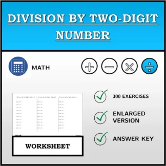 Worksheet: Division by Two-Digit Number