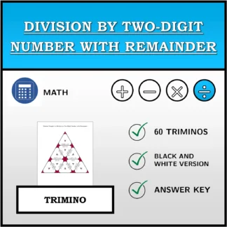 Trimino: Division by Two-Digit Number with Remainder