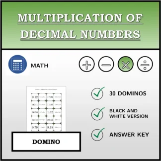 Domino: Multiplication of Decimal Numbers