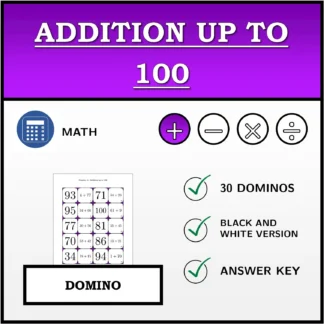 Domino: Addition up to 100
