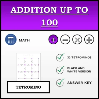 Tetromino: Addition up to 100