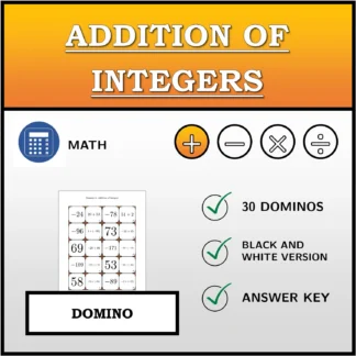 Domino: Addition of Integers