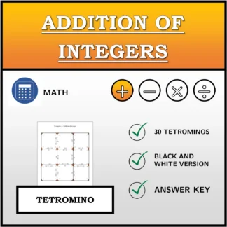 Tetromino: Addition of Integers