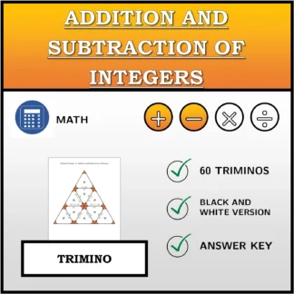 Trimino: Addition and Subtraction of Integers