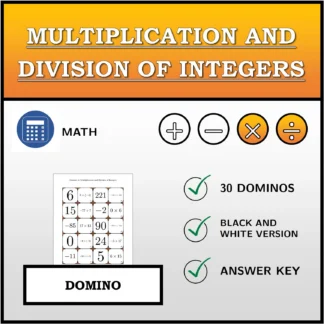 Domino: Multiplication and Division of Integers