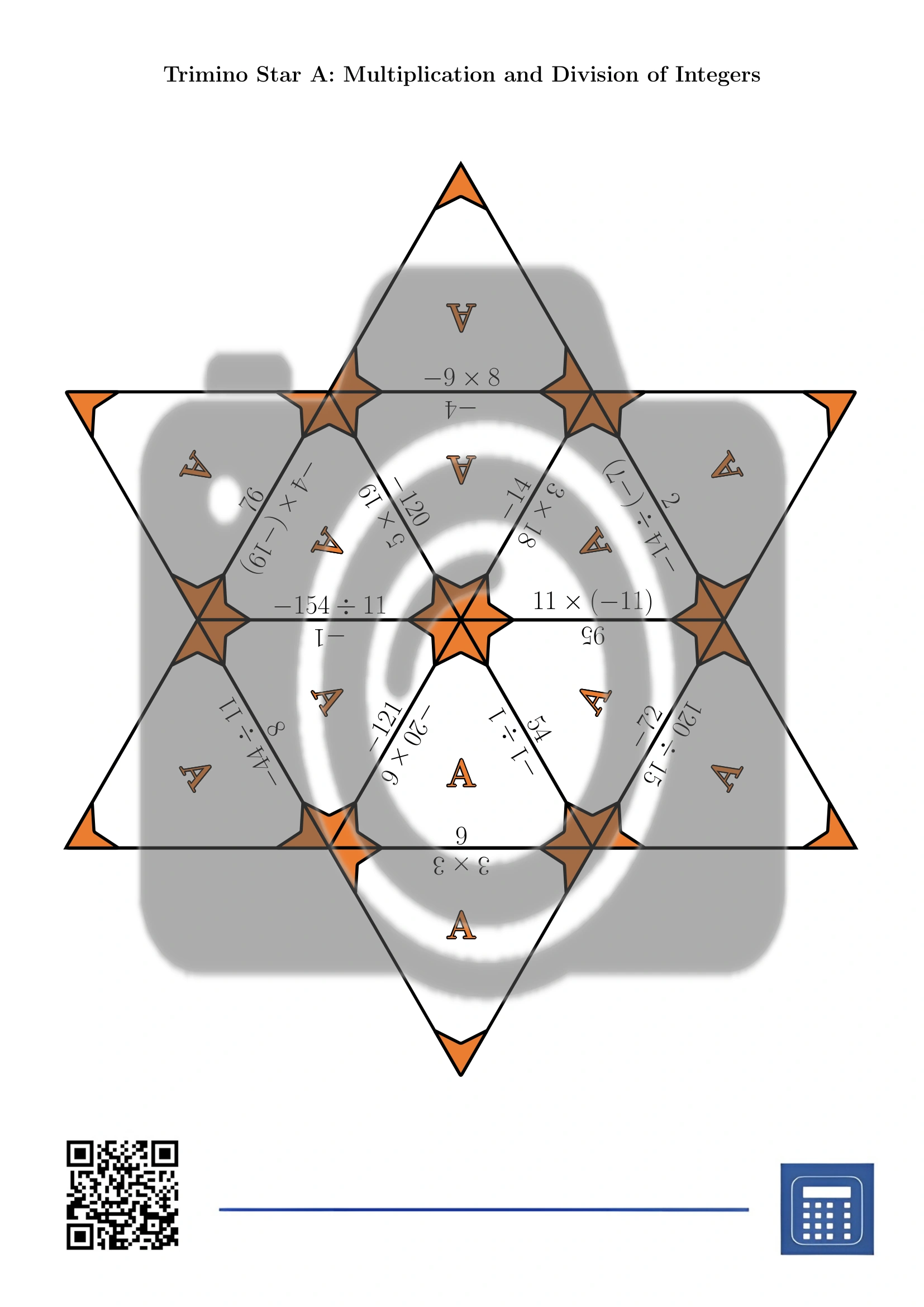 Trimino: Multiplication and Division of Integers - Image 4