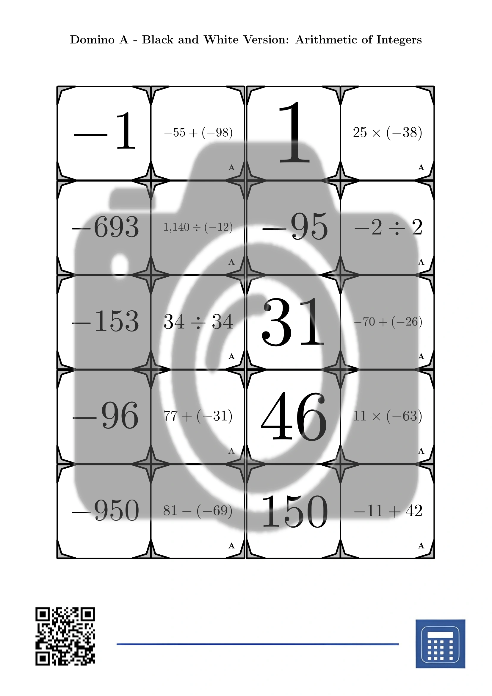 Domino: Arithmetic of Integers - Image 3
