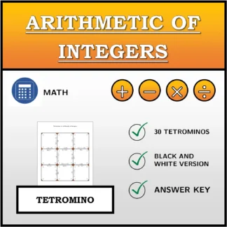 Tetromino: Arithmetic of Integers