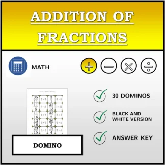 Domino: Addition of Fractions