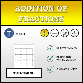Tetromino: Addition of Fractions