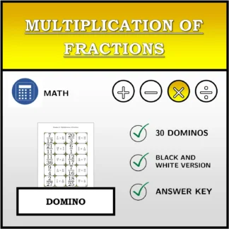 Domino: Multiplication of Fractions