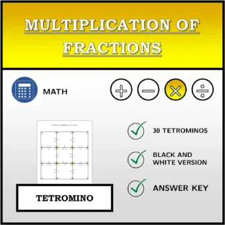 Tetromino: Multiplication of Fractions
