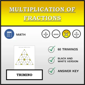 Trimino: Multiplication of Fractions