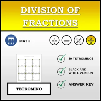Tetromino: Division of Fractions